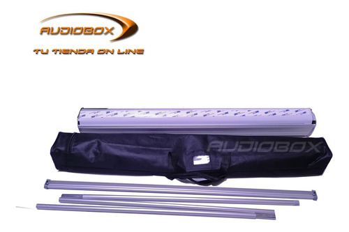 2 Pz Roll Up Porta Banner Display De Aluminio 80cm X 2 Mts
