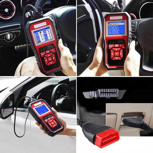 Scanner Kw850 Obd2 Eobd, Leitor De Código De Carro, Testador