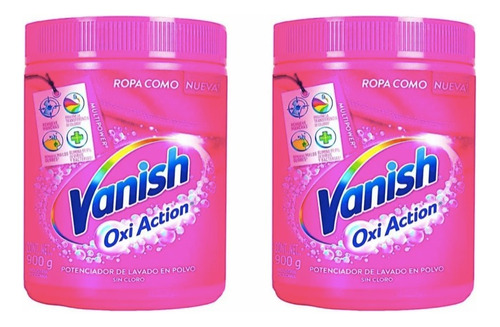 Quitamanchas Vanish Oxi Action Ropa De Color 900g (2pzas)