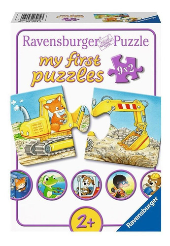 Mi Primer Puzzle - Animales En La Construcción