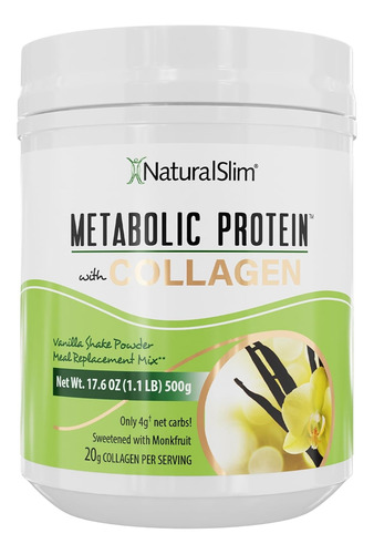 Metabolic Protein Con 20g De Colageno 500g, Naturalslim
