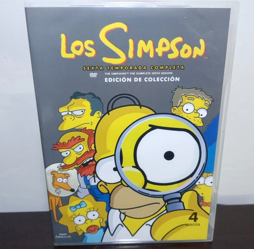 Los Simpsons Temporada 6 Dvd Completa Español Latino (: (Usado)