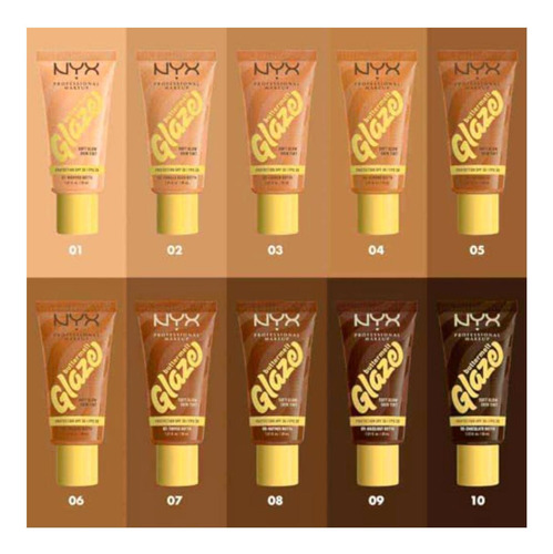 Nyx Professional Makeup, Glaze Tint, Tono: Chai Butta (café