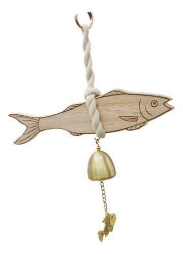 Adorno Decorativo De Pez De Madera, Escultura Decorativa, L