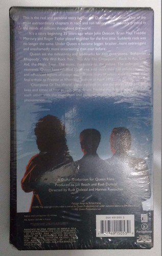 Imagem 2 de 2 de Queen Champions Of The World 1995 Vhs Lacrada Cp