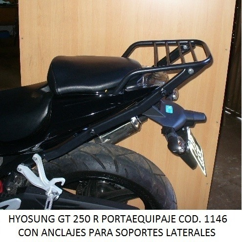 Portaequipaje + Refuerzos Hyosung Gt 650 R