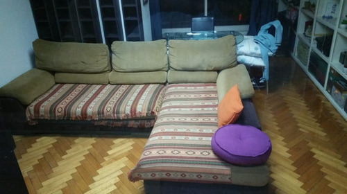 Sillón Esquinero Grande Usado Beige Liso (Usado)