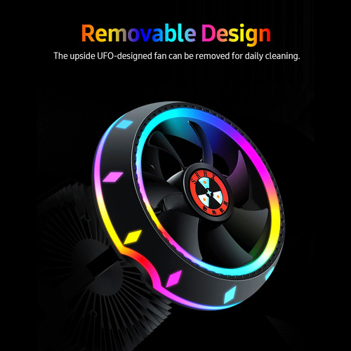 Refrigerador Cpu Todo En Uno Diseño Ufo 5 Colores Intel/amd