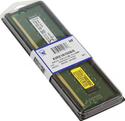 Memória RAM ValueRAM  8GB 1 Kingston KVR21N15D8/8
