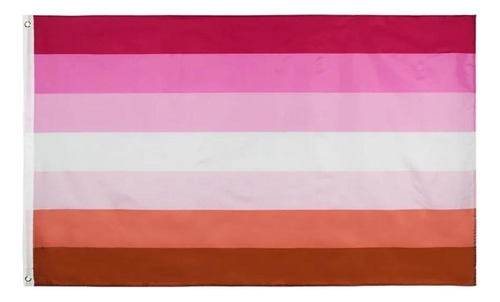 Bandeira Lgbt Lésbica 150 X 90 Cm Alta Qualidade Sunset