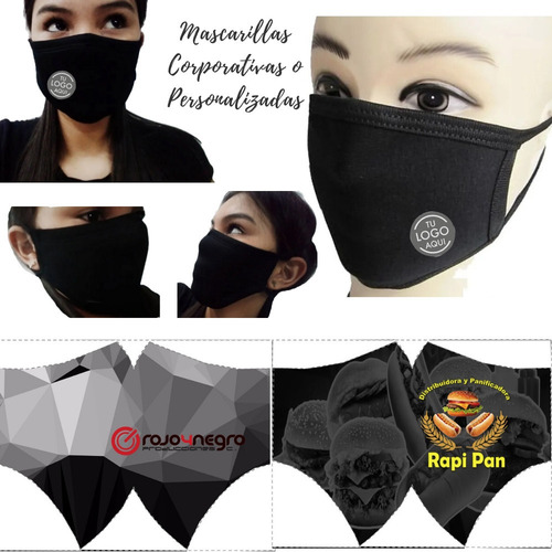 Tapa Boca Mascarilla Neopreno Corporativo Personalizamos