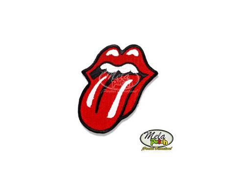 Parche O Aplique Bordado De Los Rolling Stones. Coser. 5 Cm