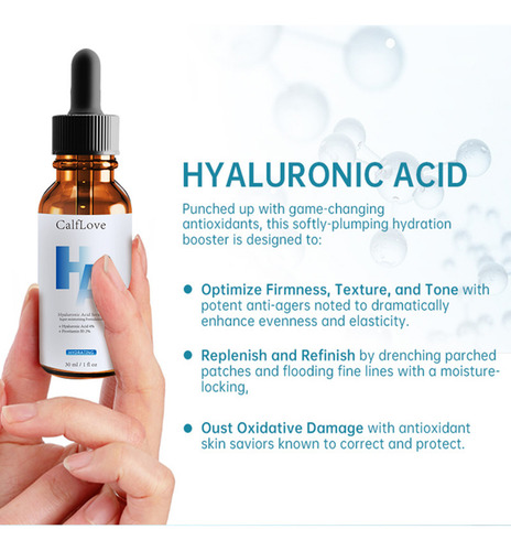 Solución De Base Hialurónica Para Hidratar Y Reducir Los Por