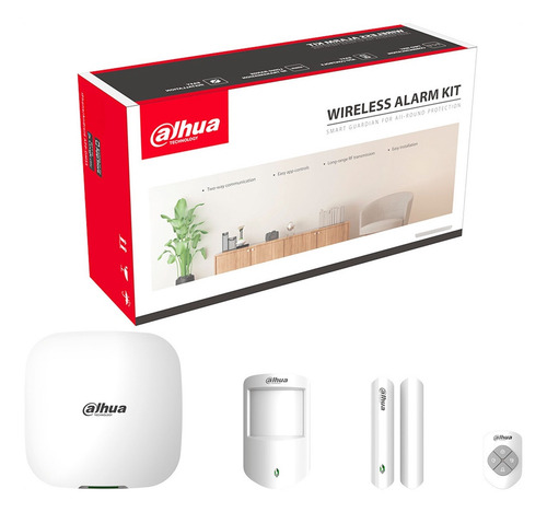 Kit Alarma Casa Inalambrica Wifi Dahua Art-arc3000h-03-w2