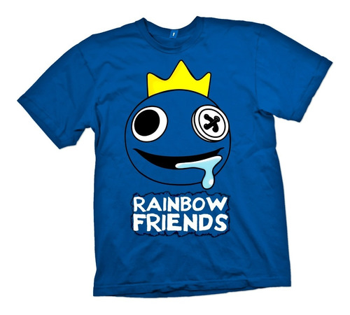 Polera Rainbow Friend Blue- Roblox Unisex Dtf Cod 006