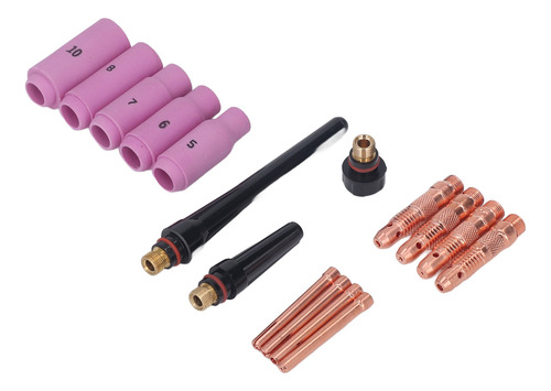 Kit De Accesorios De Soldadura Tig De 16 Piezas De Antorcha