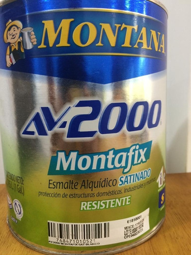 Esmalte Av2000 Montafix Satinado Blanco Montana (gal)