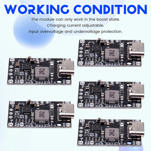 Módulo De Reforço De Carregamento De Bateria De Lítio 3.7v 2