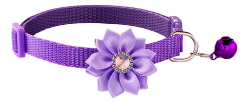 Collar Gatito Floral Accesorio Para Disfraz De Perro Y Gato