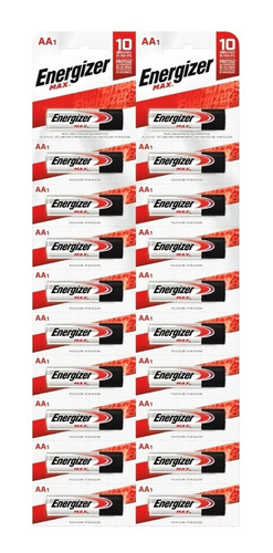 Pilas Aa Energizer Blister X 20 Pilas. E91 Bp20