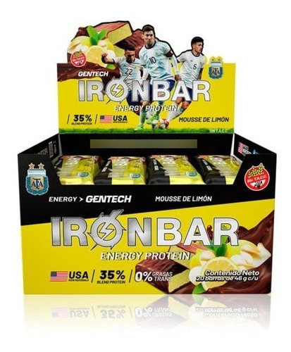 Iron Bar (caja X 20 Unidades) (gentech)