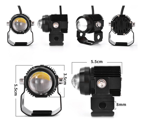 Mini Proyector Led Universal For Motocicleta De 12 V