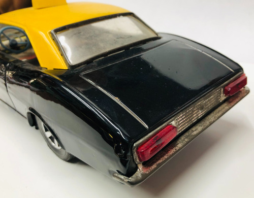 Juguete Antiguo De Lata Camaro Taxi Gorgo Ind Argentina Camaro Amarillo (Usado)