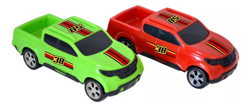 Mini Caminhão De Brinquedo Cegonha Com 2 Carrinhos Cores Div