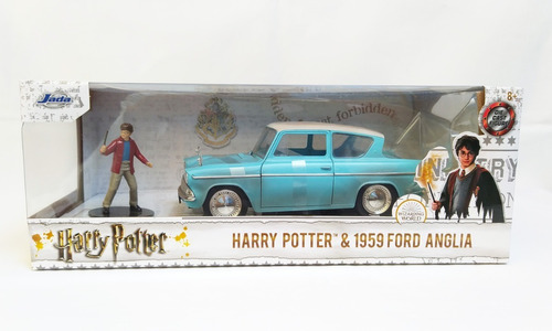 Harry Potter Ford Anglia 1959 Escala 1/24 Jada Diecast