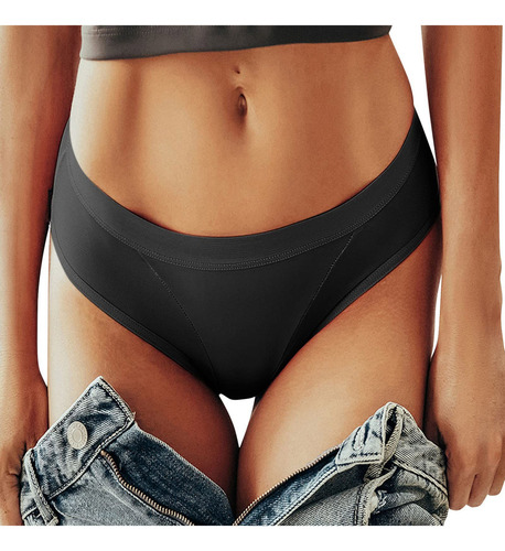 Braguitas Elásticas De Algodón Liso Para Mujer