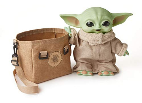 Star Wars Beby Yoda Mattel. Con Morral Y Sonidos. Disponible