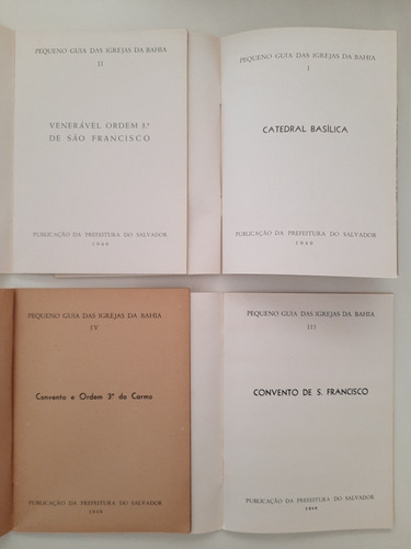 Guia Das Igrejas Da Bahia Brasil 1949 4un 2540 (Usado)