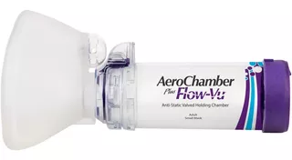 Aerochamber Plus Flow-vu Cámara Espaciadora P/adulto Chica