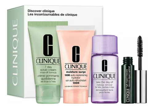 Clinique: Kit De Cuidado Facial De 4 Piezas 