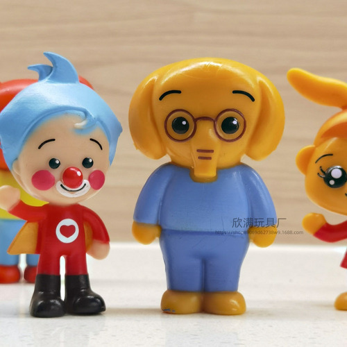 6pcs/set Plim Plim Clown Acción Figura Modelo Juguete Regalo