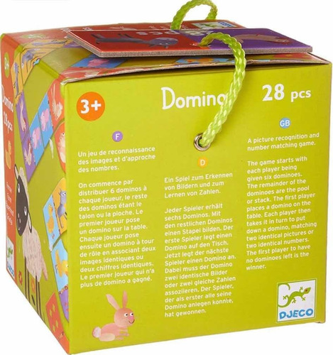Domino Djeco Juego Animales Granja Cadaques Kids