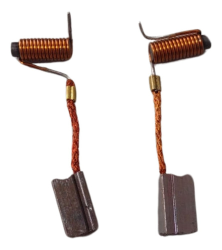 Escovas De Carvão Nacional 17mm X 9,5mm - Kit Com 2 Unidades