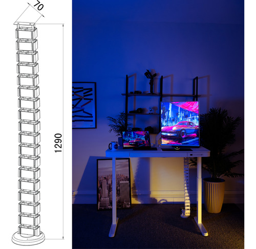 Organizador De Fios E Cabos Elements Premium Vertebra Spine