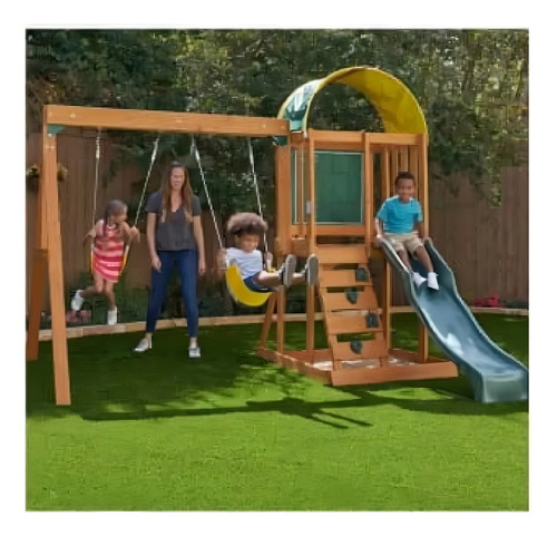 Zona De Juego Exterior Kidkraft Msi Color Madera Bw-218