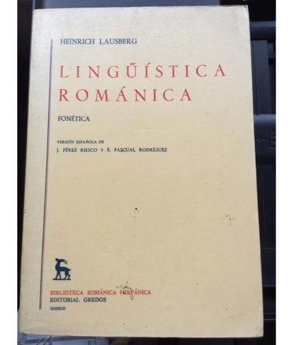 Linguistica Romanica Volumen Ii Morfologia