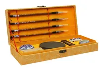 Comprar Kit De Arte Sumi Chino Japonés 10pz + 15 Hojas De Papel