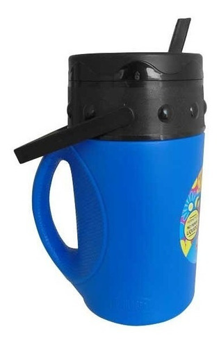 Bidón Isotérmico Tropical 2l Azul, Lumilagro - Bazar Colucci