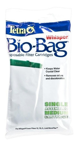 Cartucho Repuesto Filtro Tetra Whisper Bio Bag Medium 10ix1