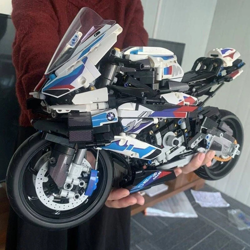 Bloco De Construção Motocicleta Moto Bmw 1000rr, 1920 Peças