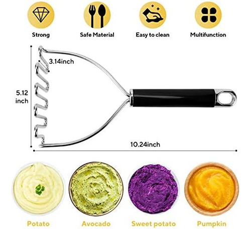 Machacador De Patatas, Machacador De Patatas De Acero Inoxid