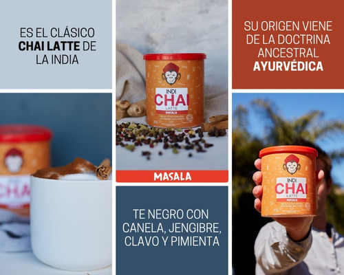 Imagen 2 de 6 de Te Indi Chai Listo P/agregar Agua Caliente Gusto A Eleccion
