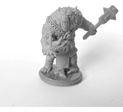 Primal: Miniatura Polar War Bear 75mm (dnd , Rpg, Heroquest)