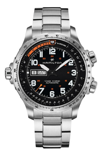 Hamilton Khaki Aviation Xwind Auto Dia Dateh77755133