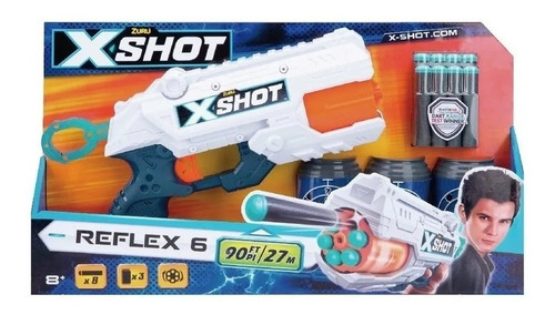 Pistola Lanza Dardos X-shot Revolver Excel Reflex Tk-6 Nenes