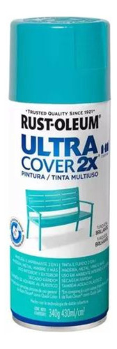 Pintura Aerosol Rust Oleum Ultra Cover Azul Brill X 340 Grs 